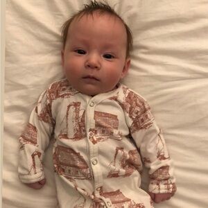 Kate Quinn Farmhouse Print Baby One Piece